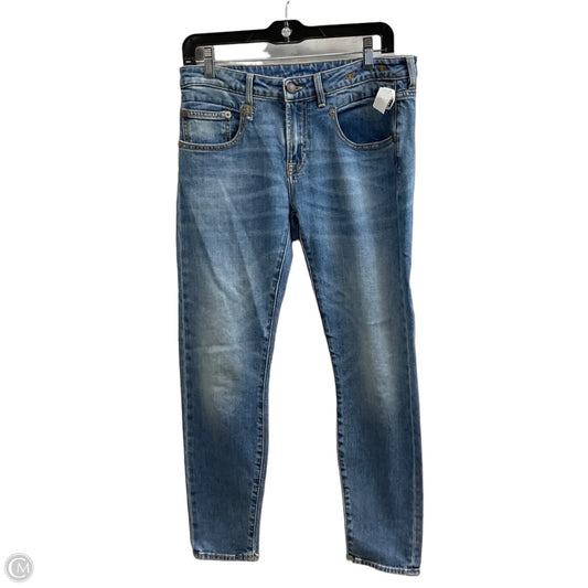 Jeans Skinny By R13 In Blue Denim, Size: 6