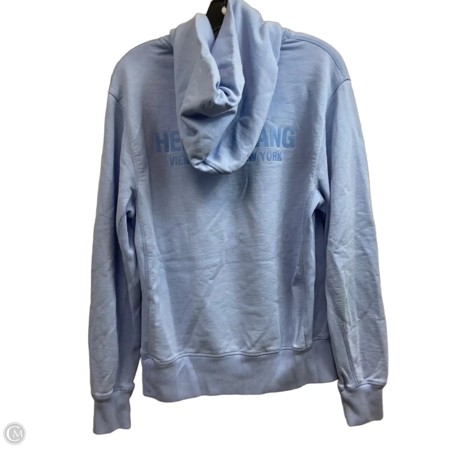 Sweatshirt Hoodie By Helmut Lang In Blue, Size: M