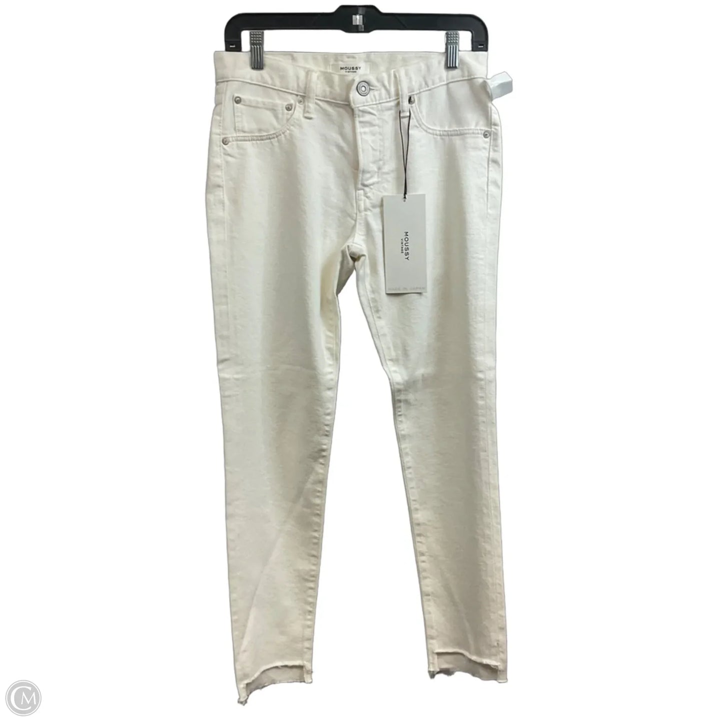 Jeans Straight By MOUSSY VINTAGE In White Denim, Size: 0