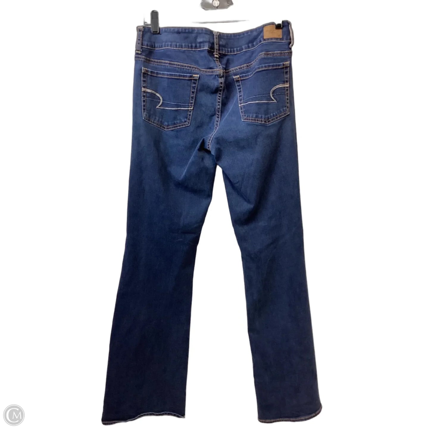 Jeans Flared By American Eagle In Blue Denim, Size: 12