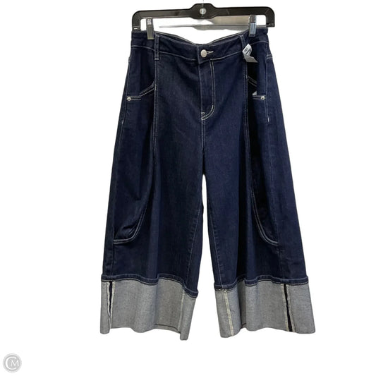 Jeans Cropped By Akira In Blue Denim, Size: M