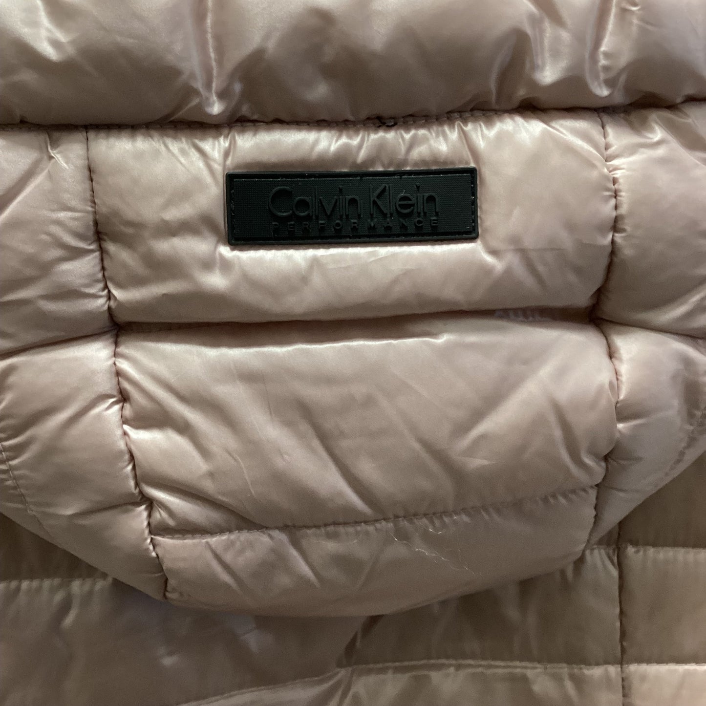 Vest Puffer & Quilted By Calvin Klein Performance In Pink, Size: S