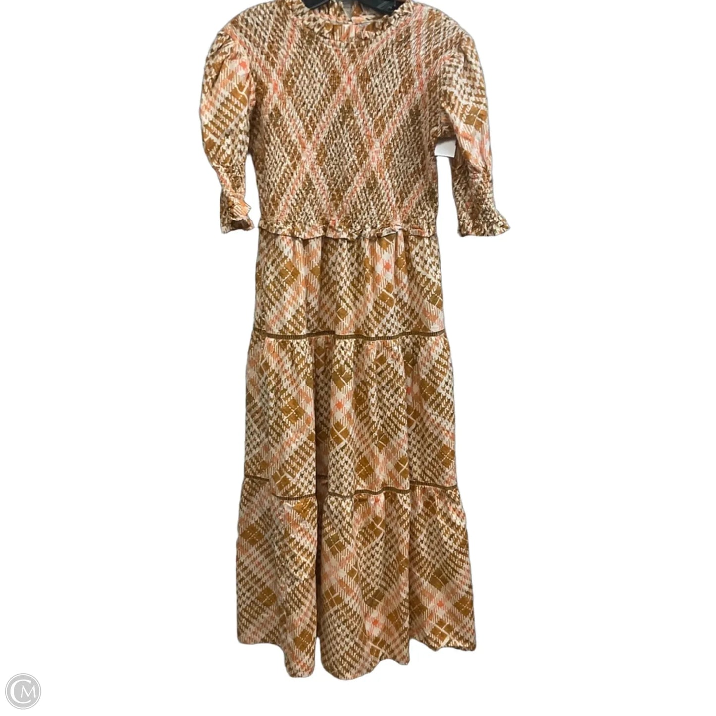 Dress Casual Midi By MARIGOLD In Brown, Size: Xs