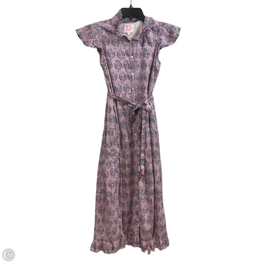Dress Casual Midi By VICTORIA DUNN In Purple, Size: S
