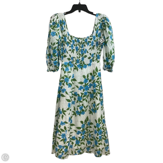 Dress Casual Midi By OLIVIA JAMES In Green, Size: Xs