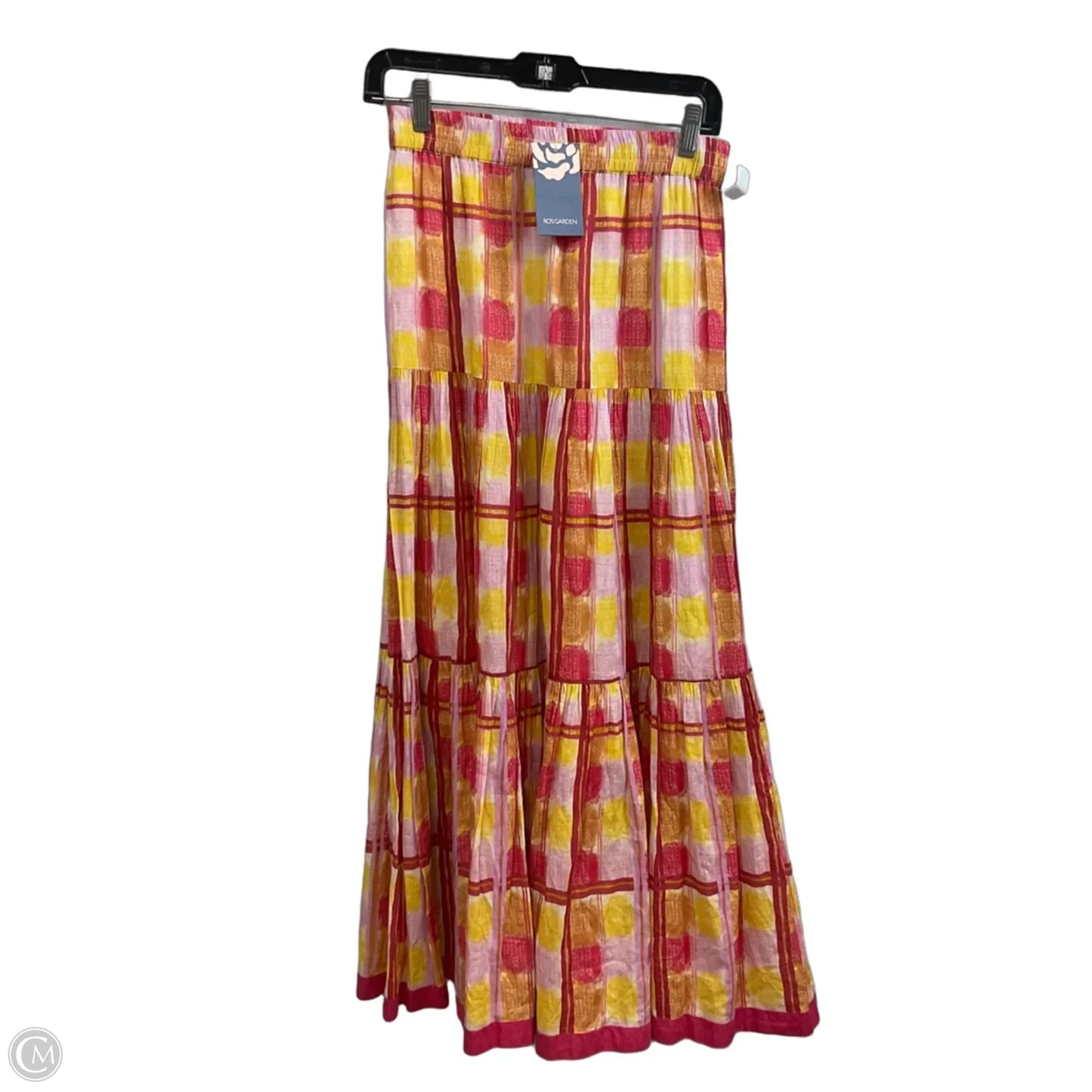 Skirt Maxi By Ros Garden In Red & Yellow, Size: Xs