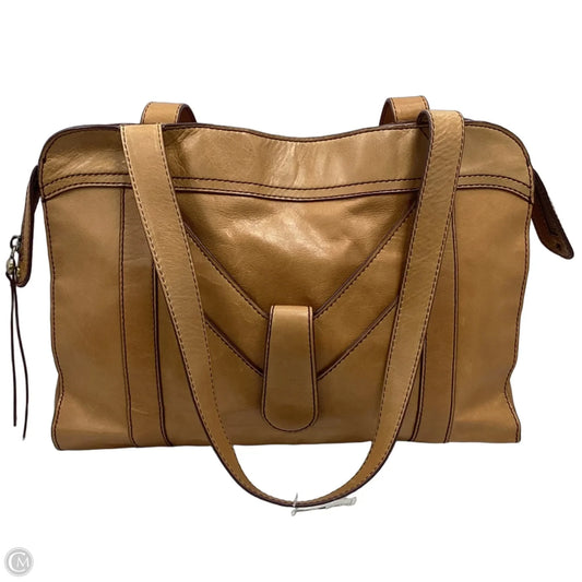 Handbag Leather By Hobo Intl, Size: Large