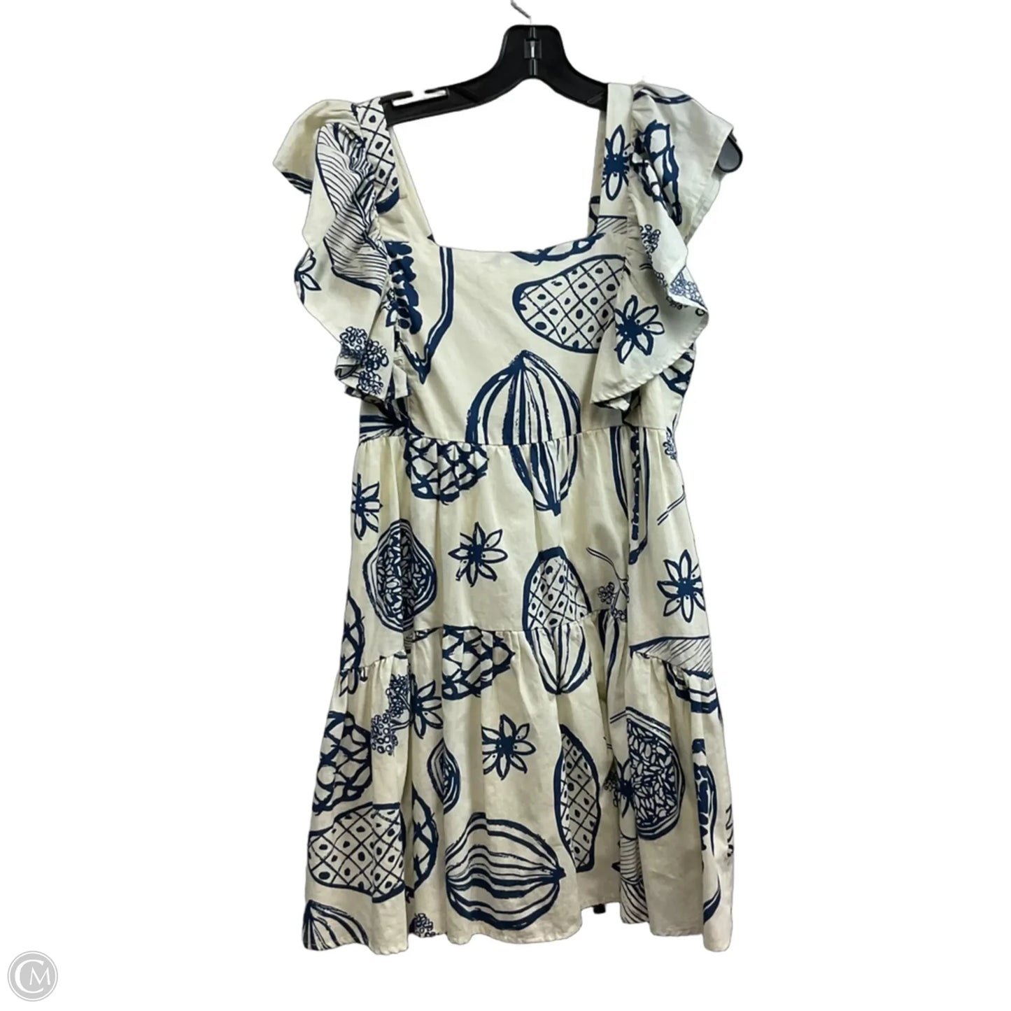 Dress Casual Short By Entro In Cream, Size: M