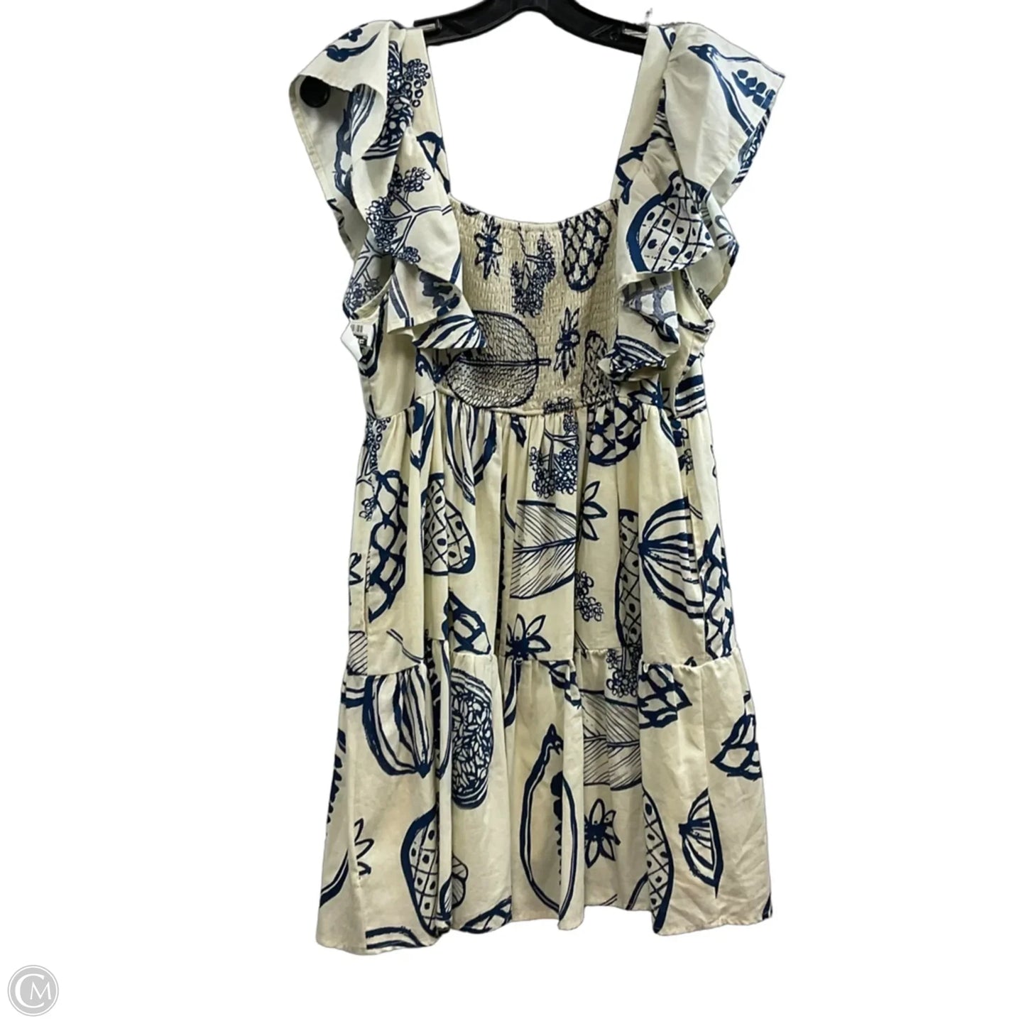Dress Casual Short By Entro In Cream, Size: M