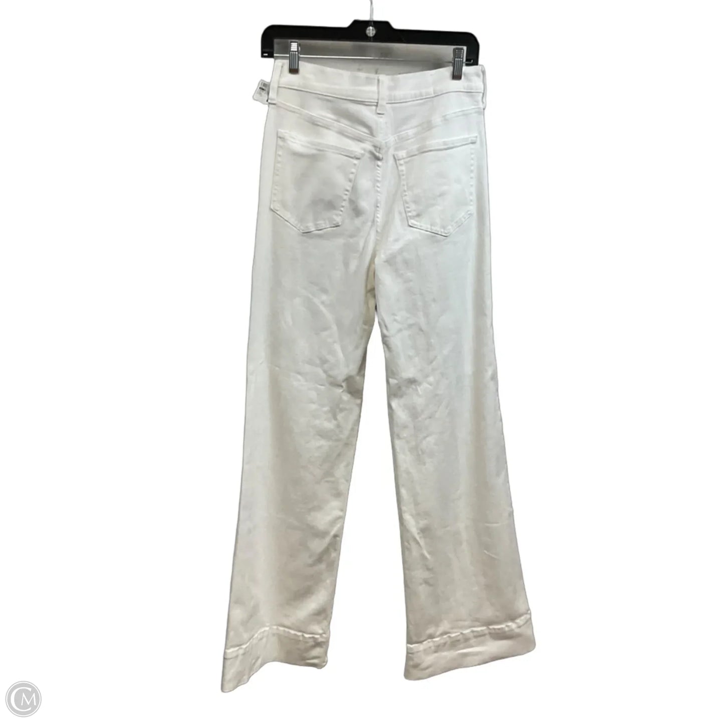 Jeans Wide Leg By J. Crew In White Denim, Size: 2