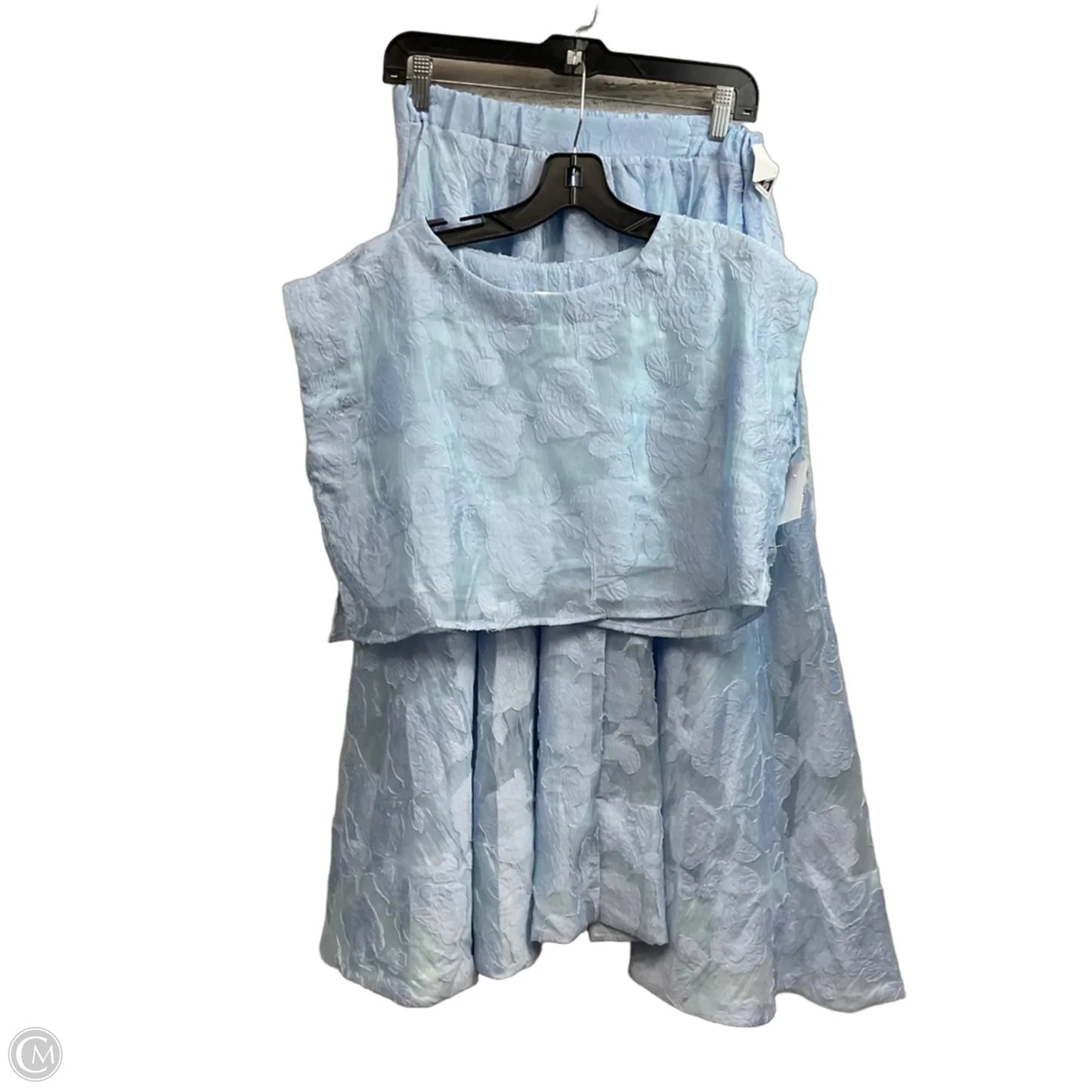 Skirt Set 2pc By Hyfve In Blue, Size: S