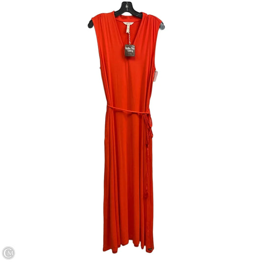 Dress Casual Maxi By Matilda Jane In Orange, Size: M