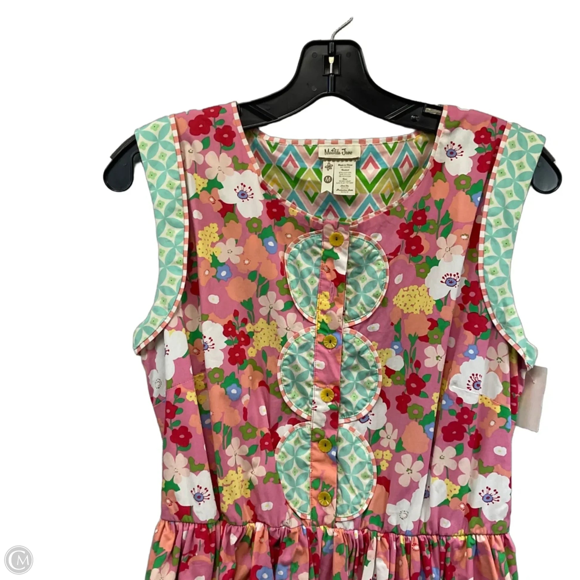 matilda jane pink dress MATILDA JANE NS DRESS PINK FLORAL AND LACE SIZE 4