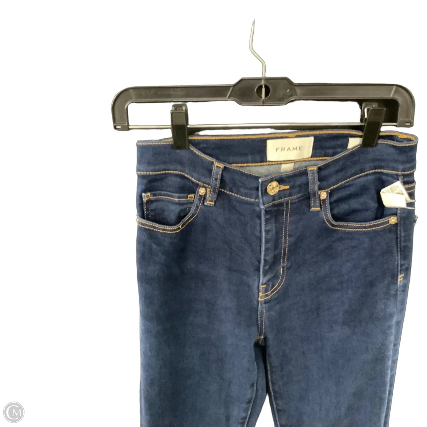 Jeans Flared By Frame In Blue Denim, Size: 2