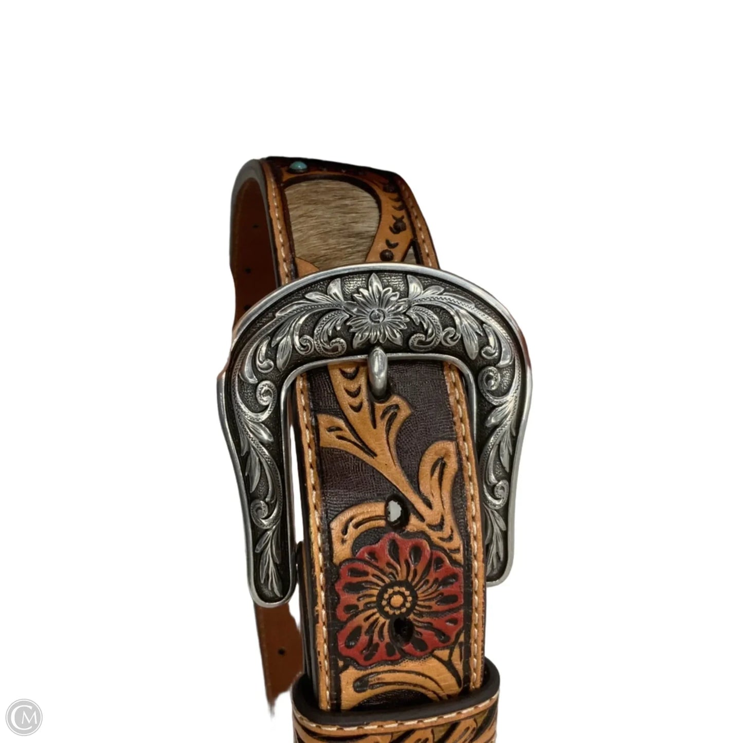 Belt Leather By Ariat, Size: Small