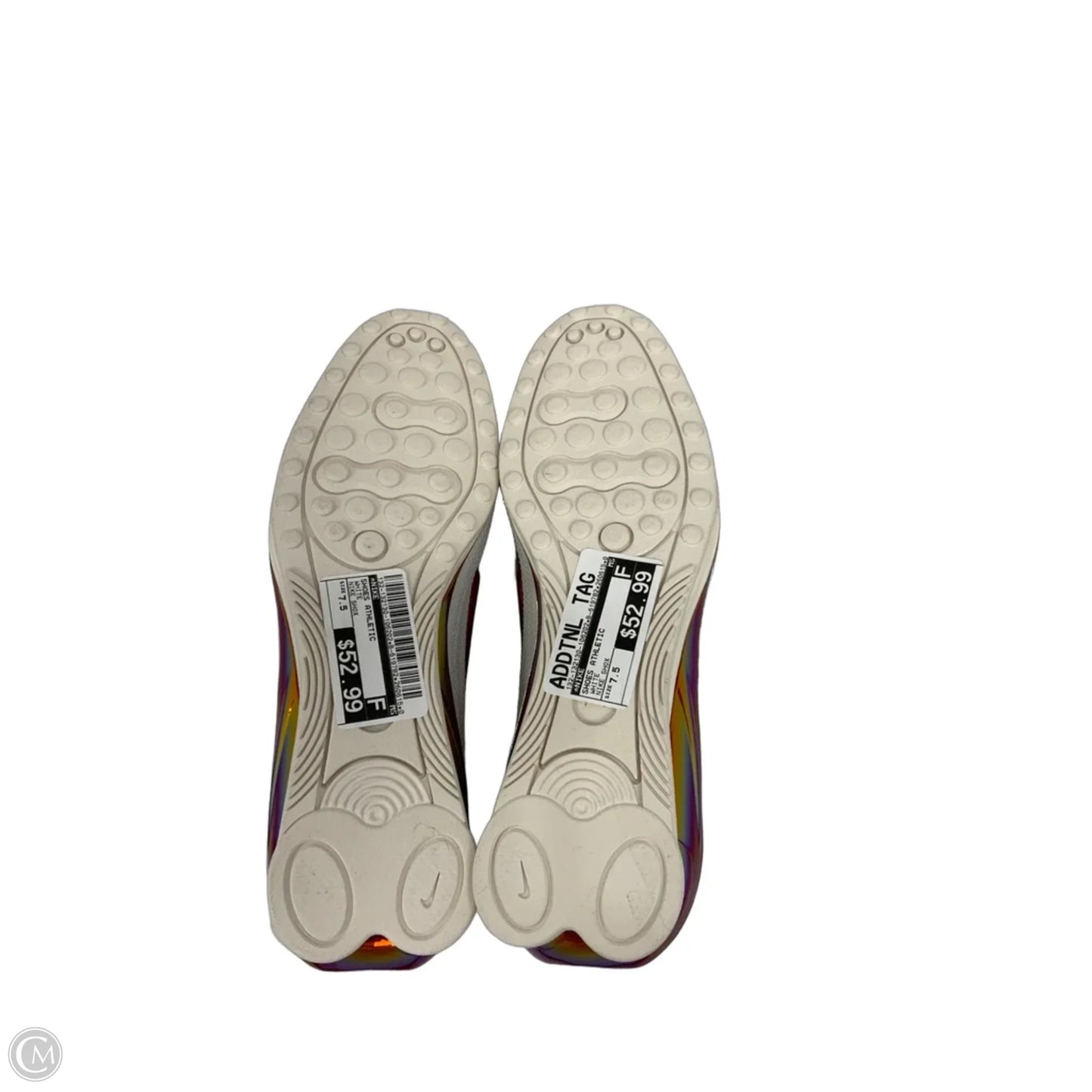 Shoes Athletic By Nike In White, Size: 7.5