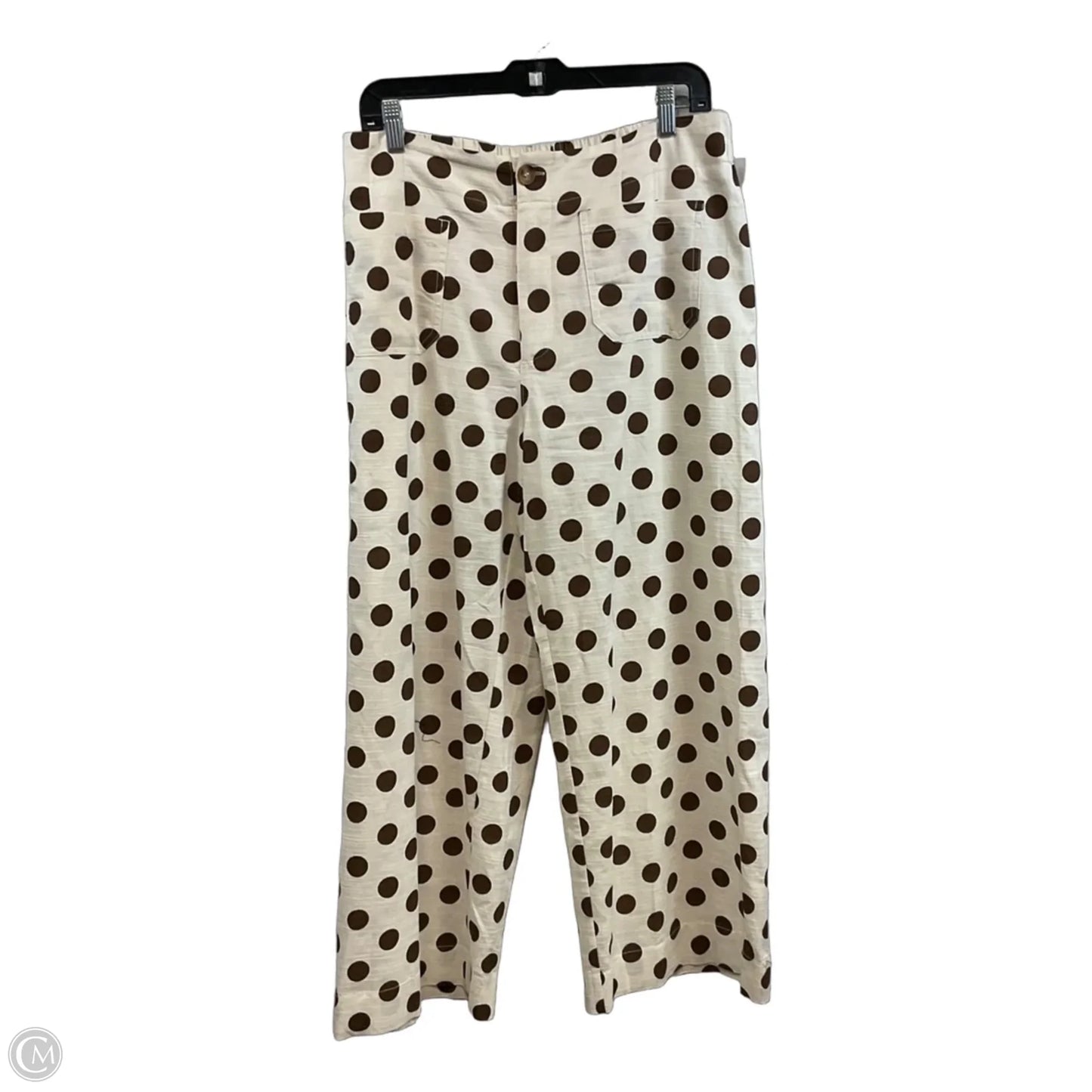 Pants Wide Leg By Jodifl In Cream, Size: L