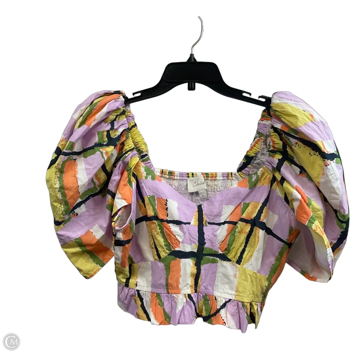 Top Short Sleeve By Cleobella In Purple, Size: M