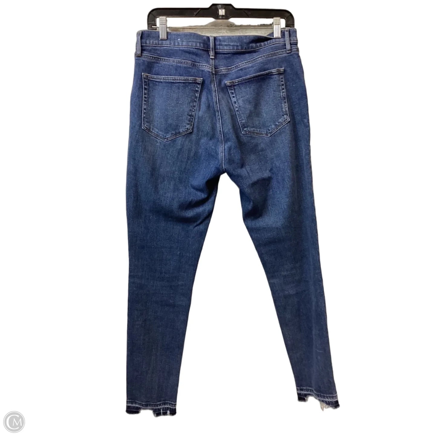 Jeans Skinny By Loft In Blue Denim, Size: 10