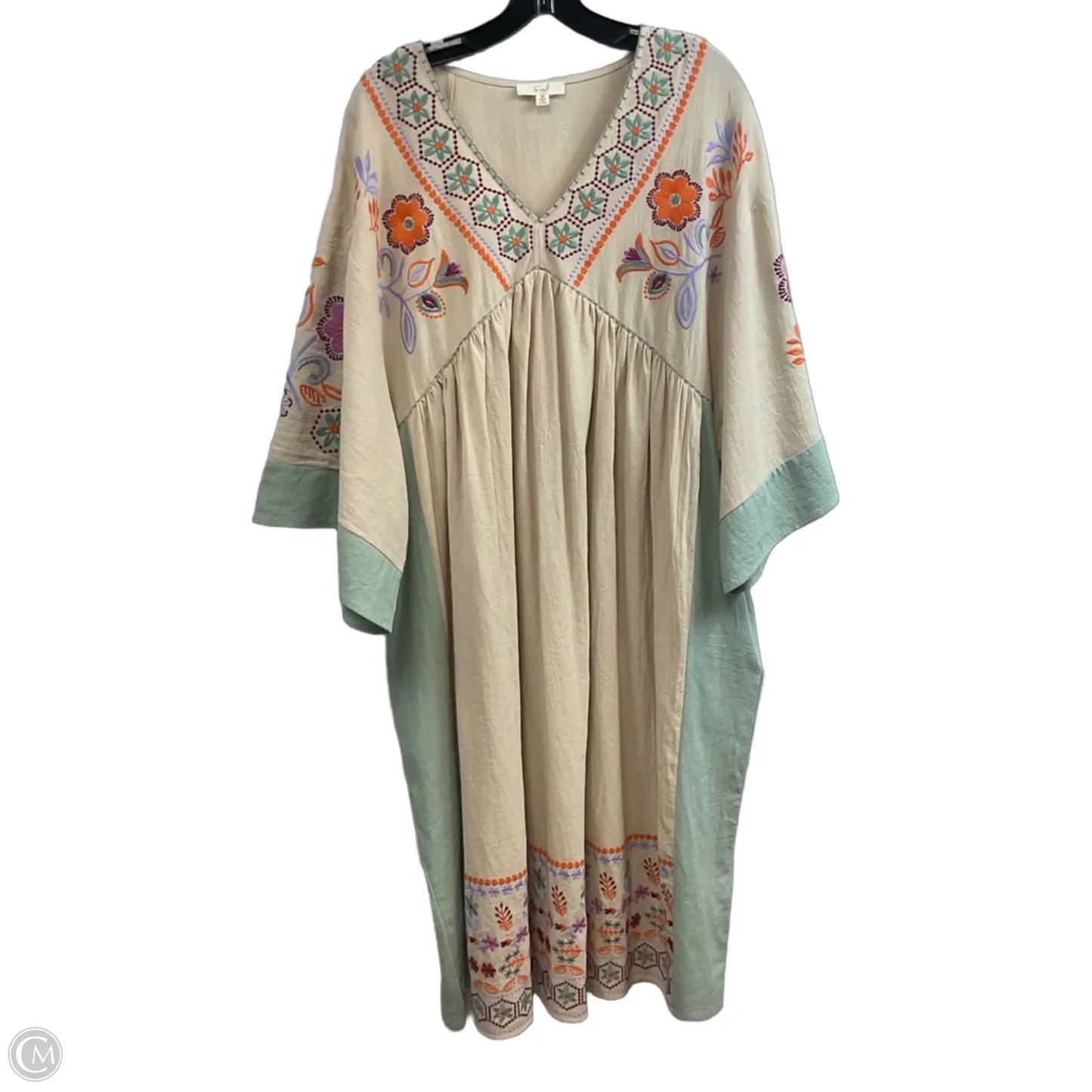 Dress Casual Midi By Easel In Beige, Size: M