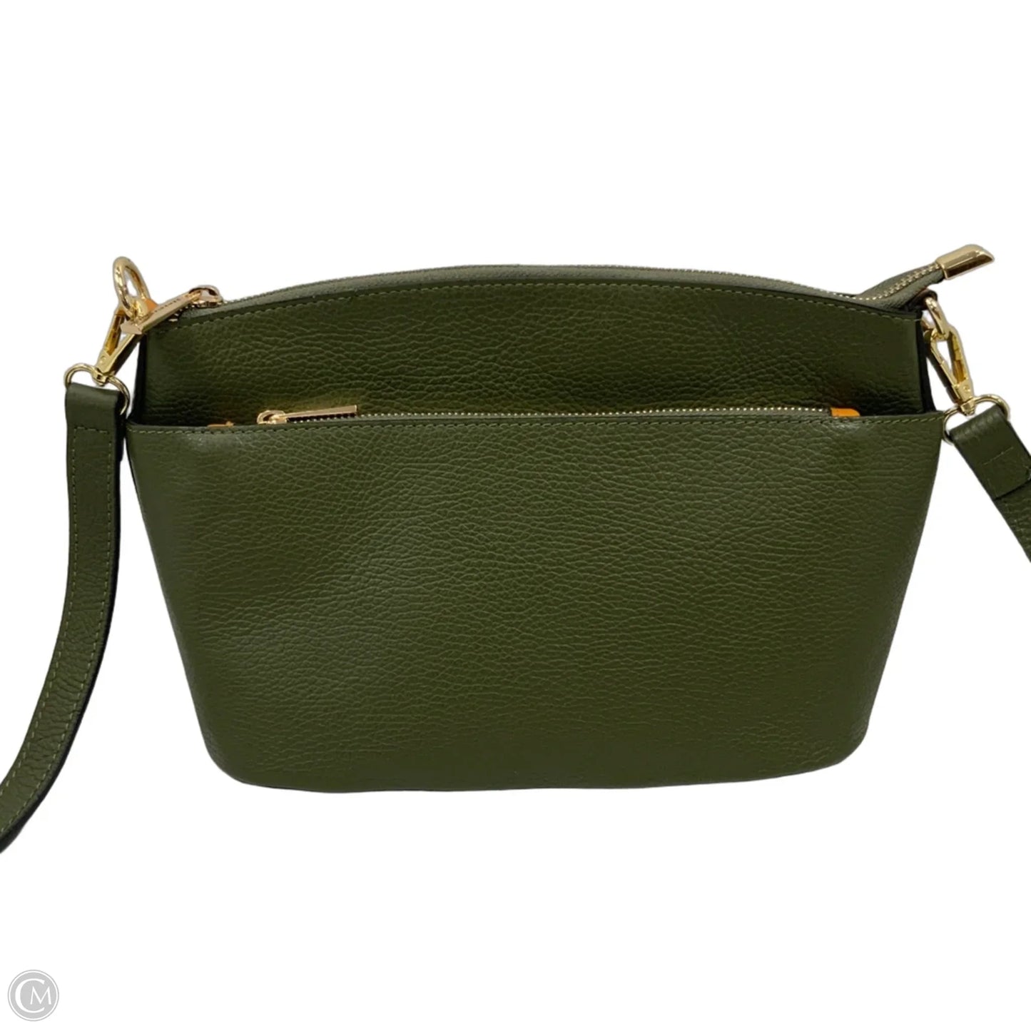 Handbag Leather By Clothes Mentor, Size: Medium