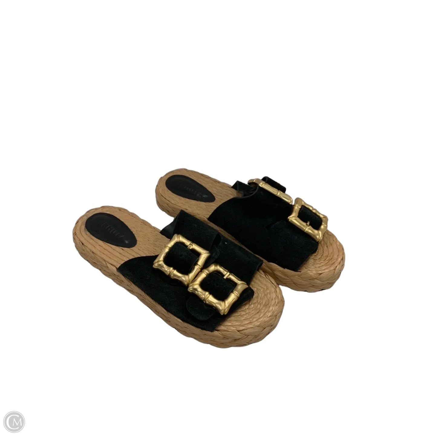 Sandals Flats By Schutz In Black & Brown, Size: 9