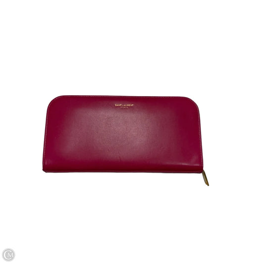 Wallet Luxury Designer By Yves Saint Laurent, Size: Medium