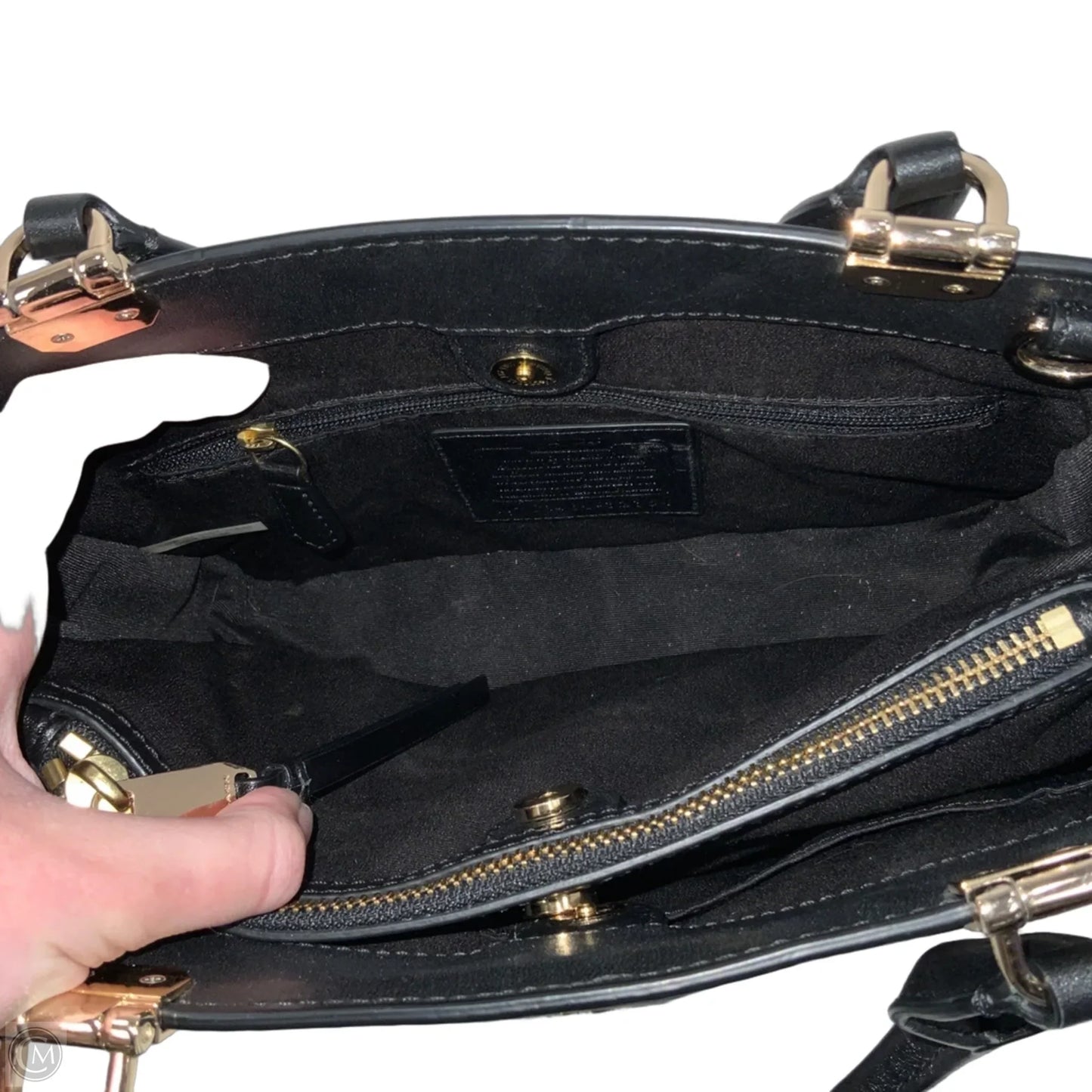Handbag Designer By Coach, Size: Medium