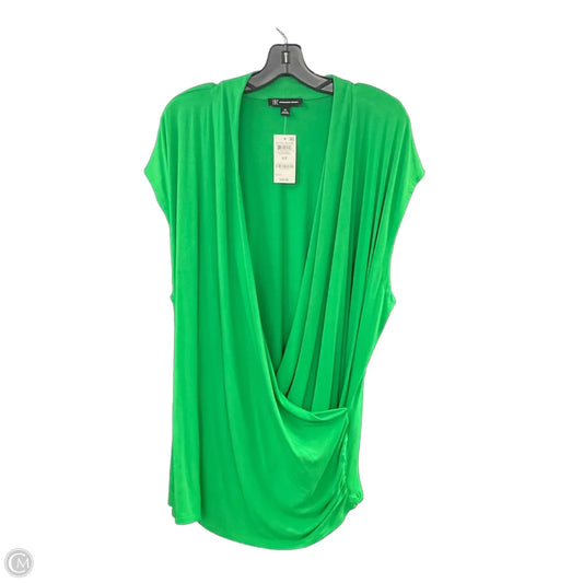 Top Sleeveless By Inc In Green, Size: 4x