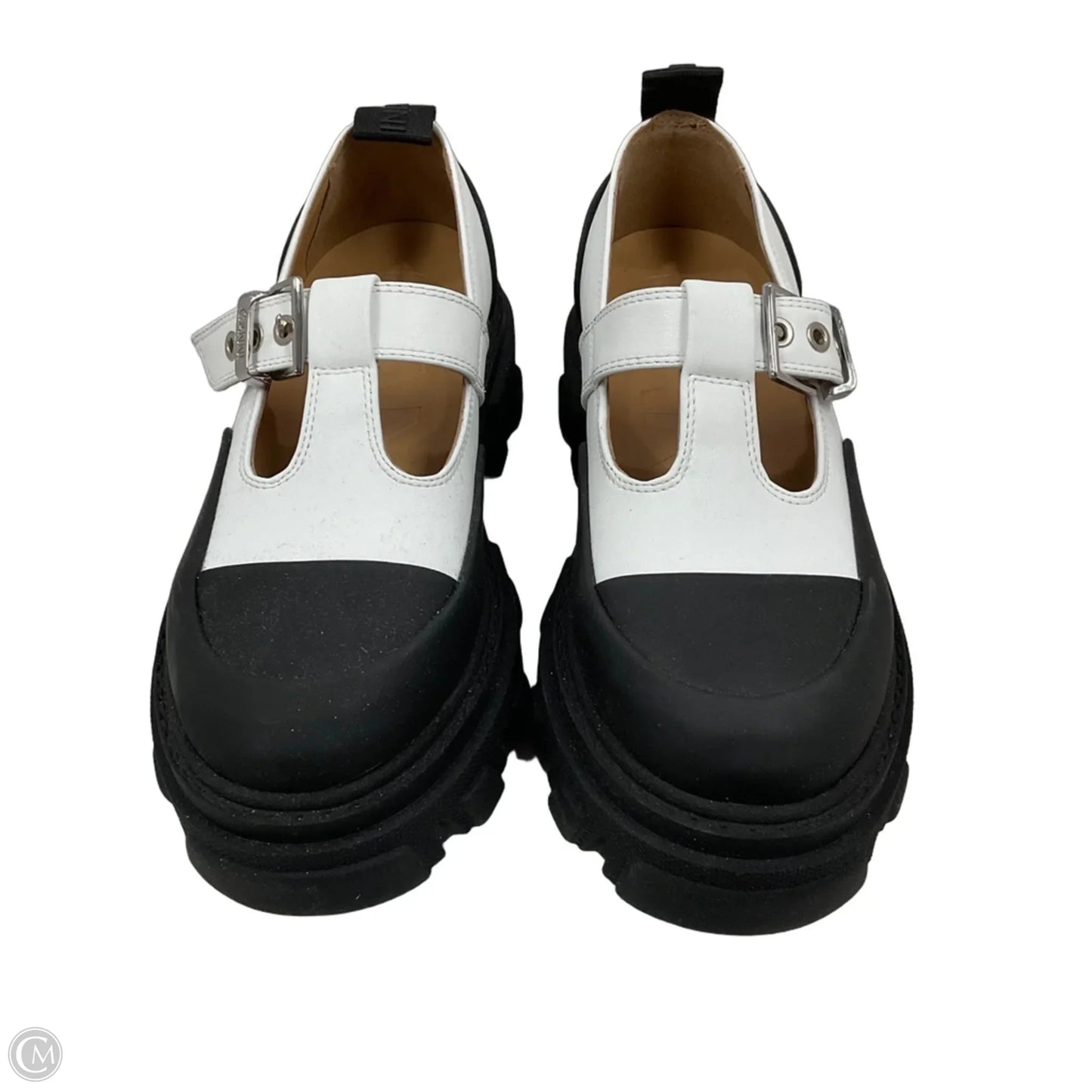 Shoes Flats By Ganni In Black, Size: 7
