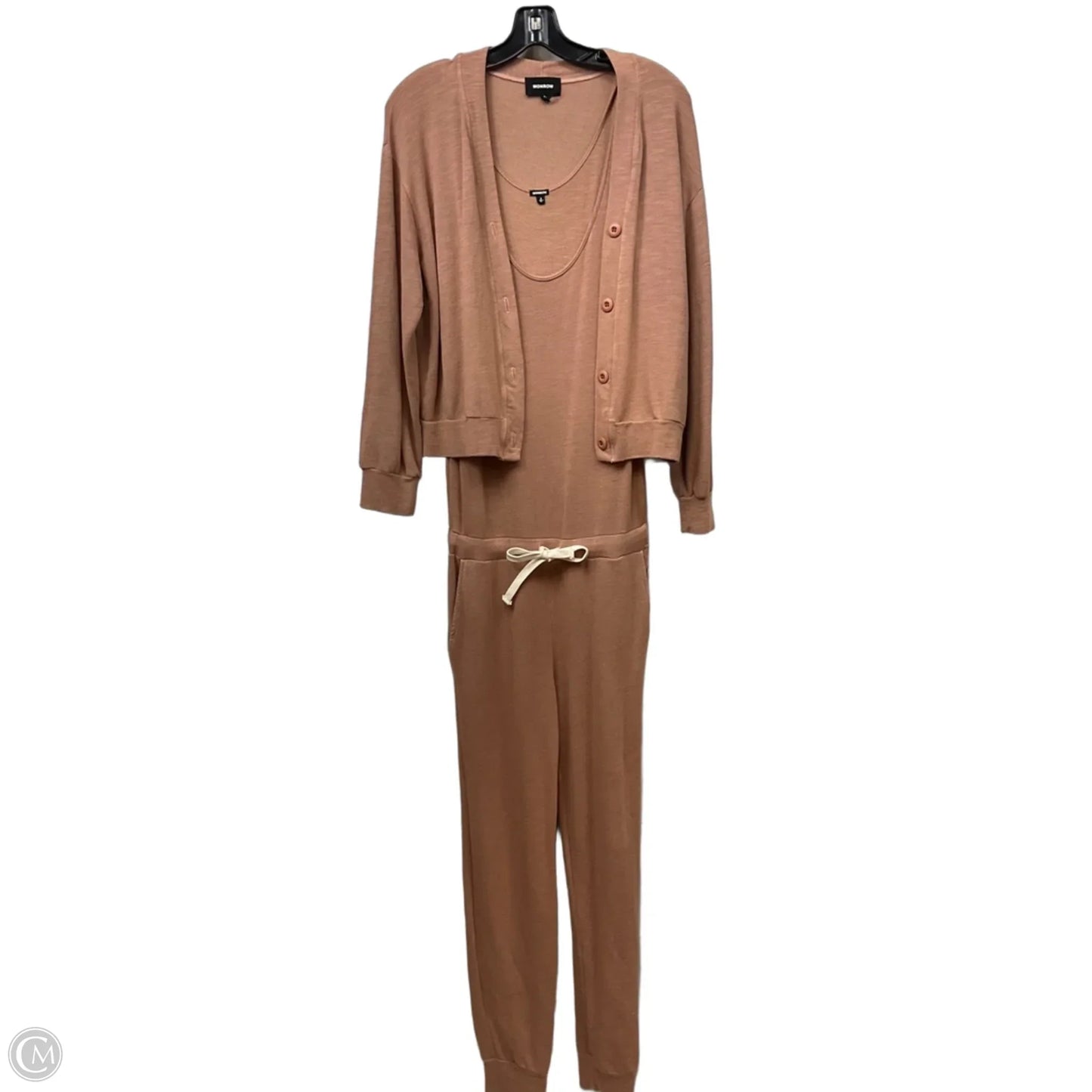 Pants Set 2pc By Monrow In Brown, Size: S