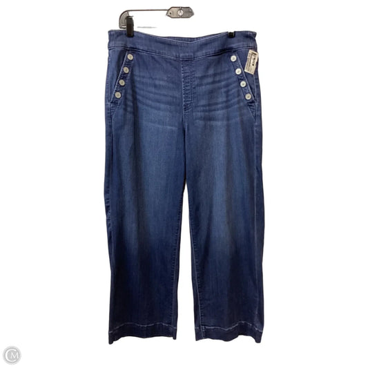 Jeans Wide Leg By Chicos In Blue Denim, Size: 12