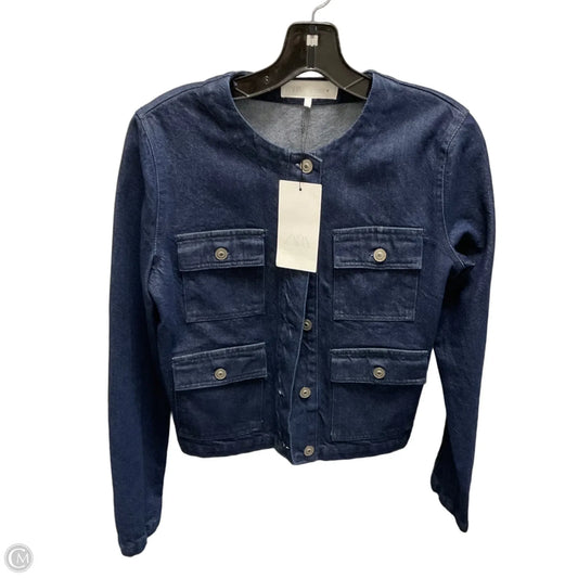 Jacket Denim By Zara In Blue Denim, Size: S