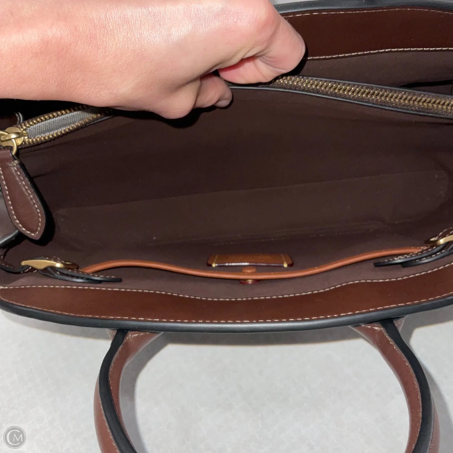 Handbag Designer By Coach, Size: Large
