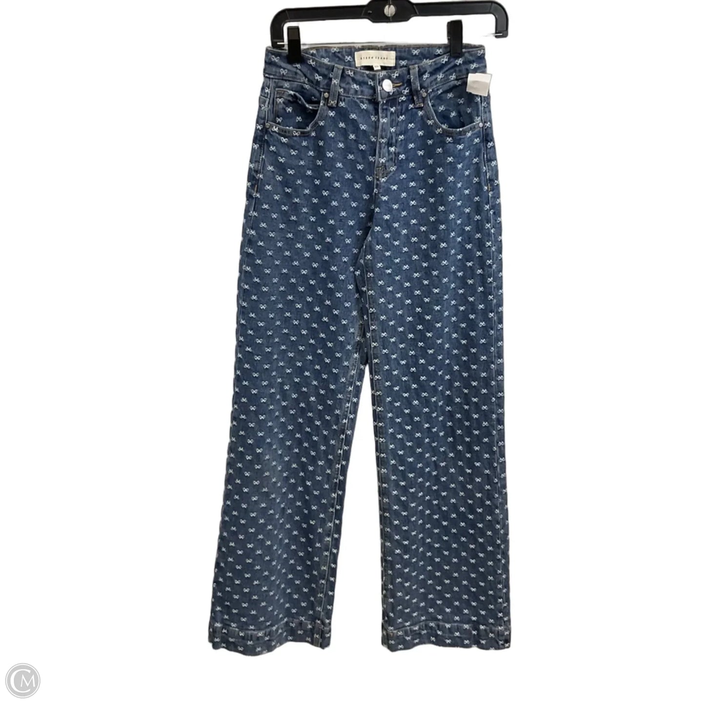 Jeans Wide Leg By Risen In Blue Denim, Size: 0
