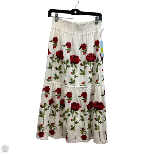 Skirt Midi By Antonio Melani In White, Size: Xs