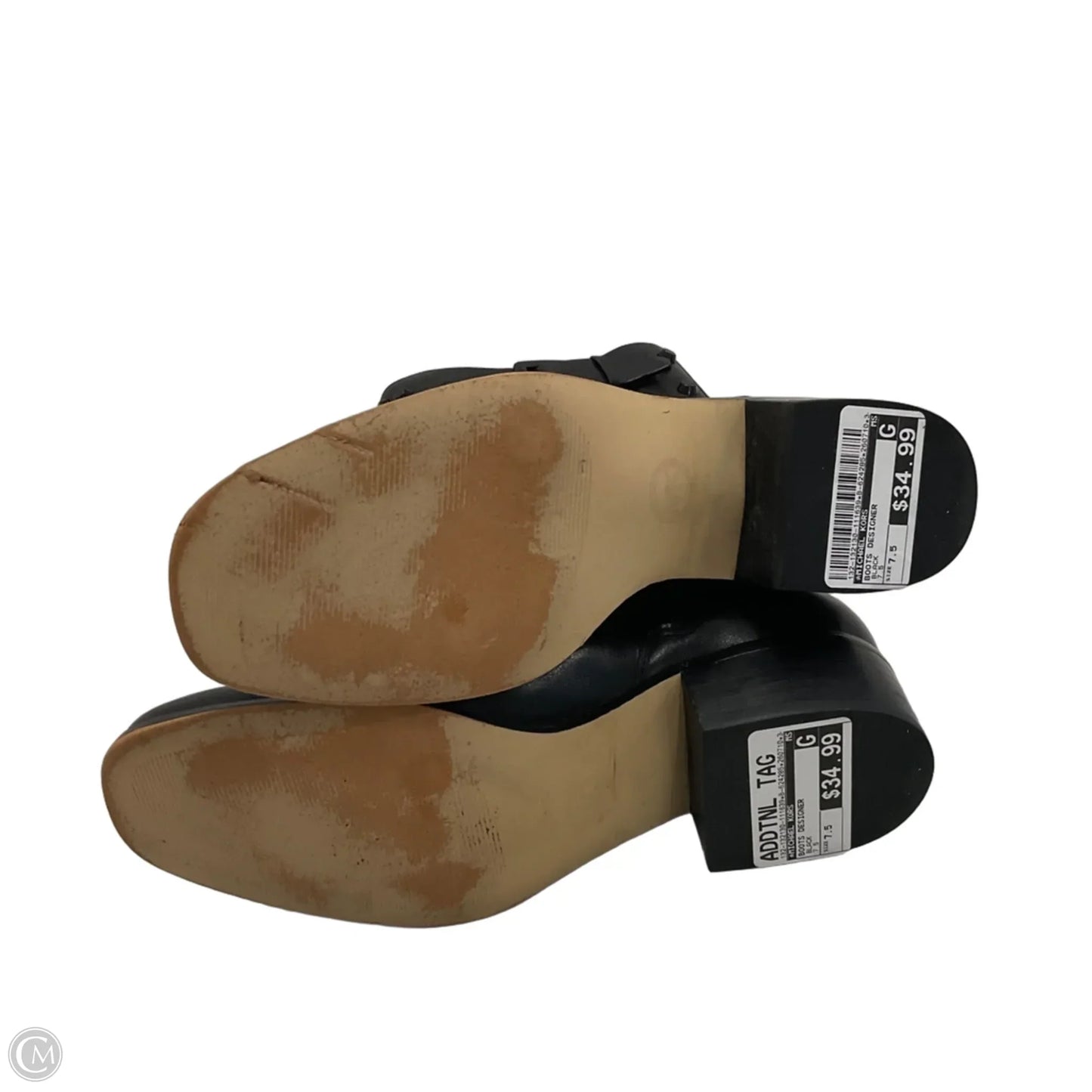 Boots Designer By Michael Kors In Black, Size: 7.5