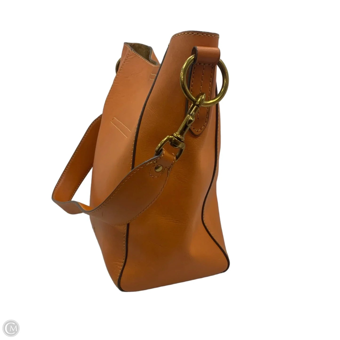 Handbag Leather By Frye, Size: Large