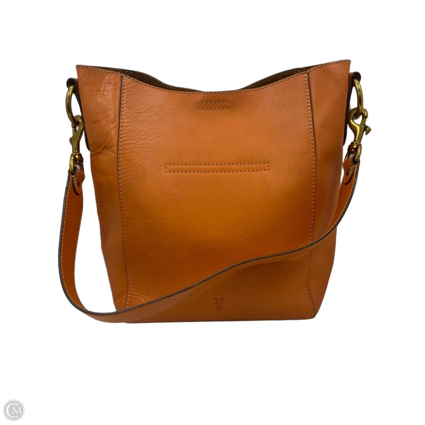 Handbag Leather By Frye, Size: Large