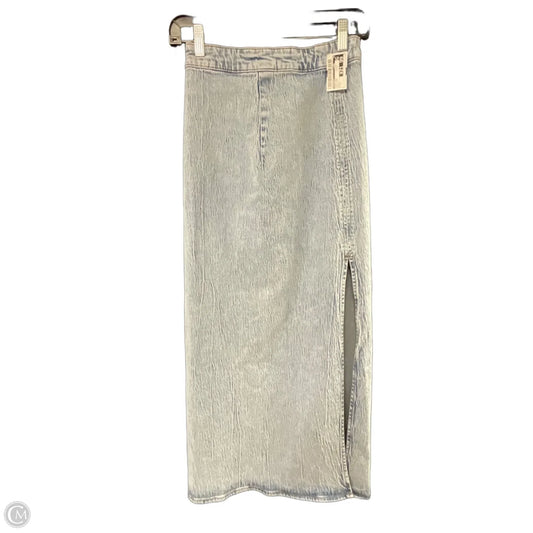 Skirt Maxi By Triarchy In Blue Denim, Size: 0