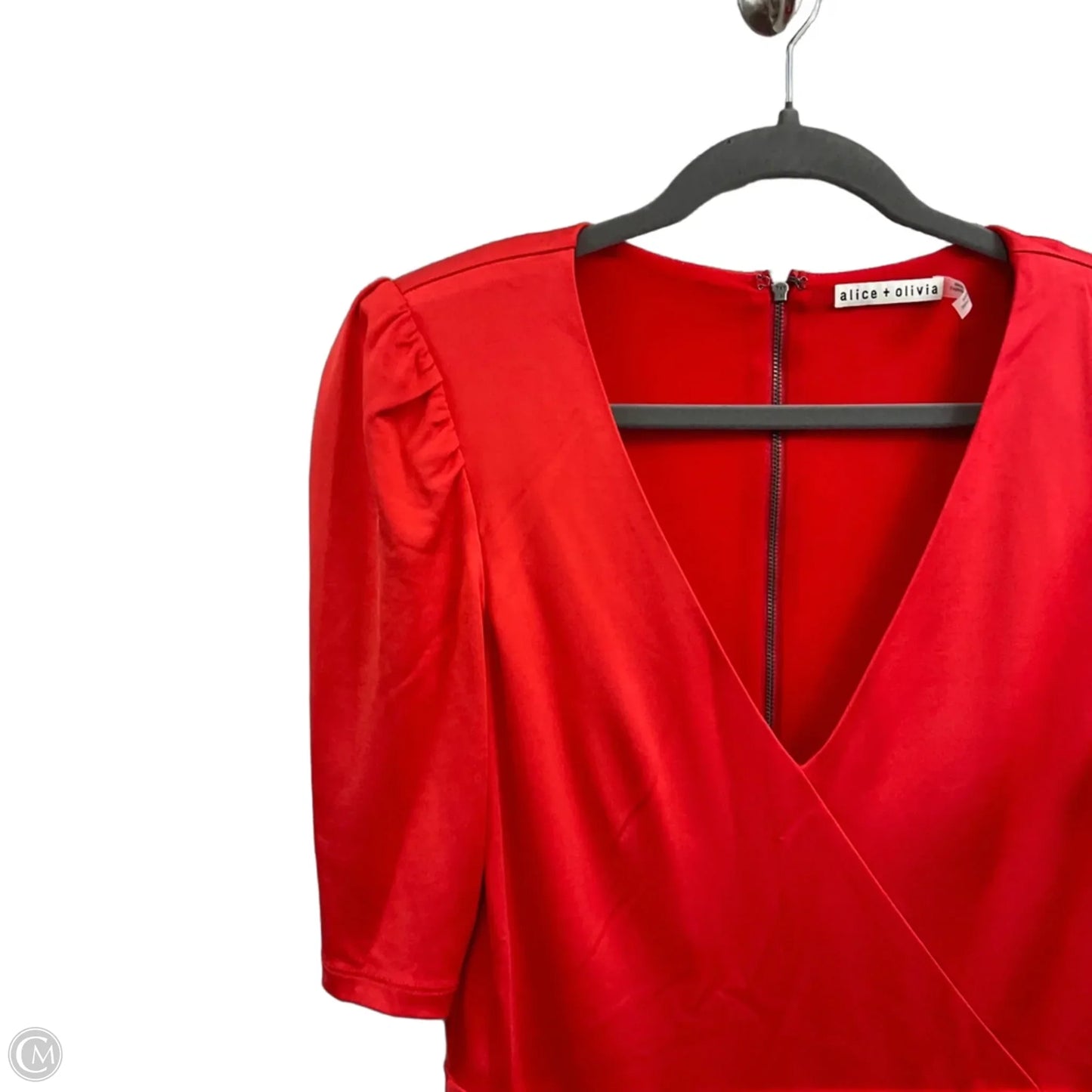 Dress Designer By Alice + Olivia In Red, Size: L