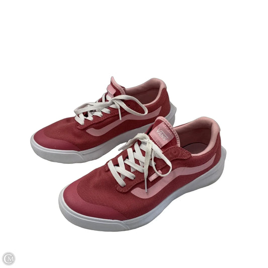 Shoes Sneakers By Vans In Pink, Size: 10