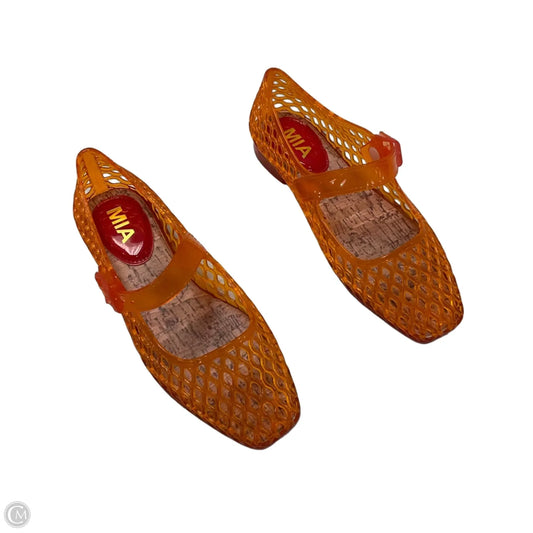 Shoes Flats By Mia In Orange, Size: 6