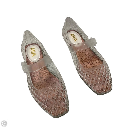 Shoes Flats By Mia In Clear, Size: 6