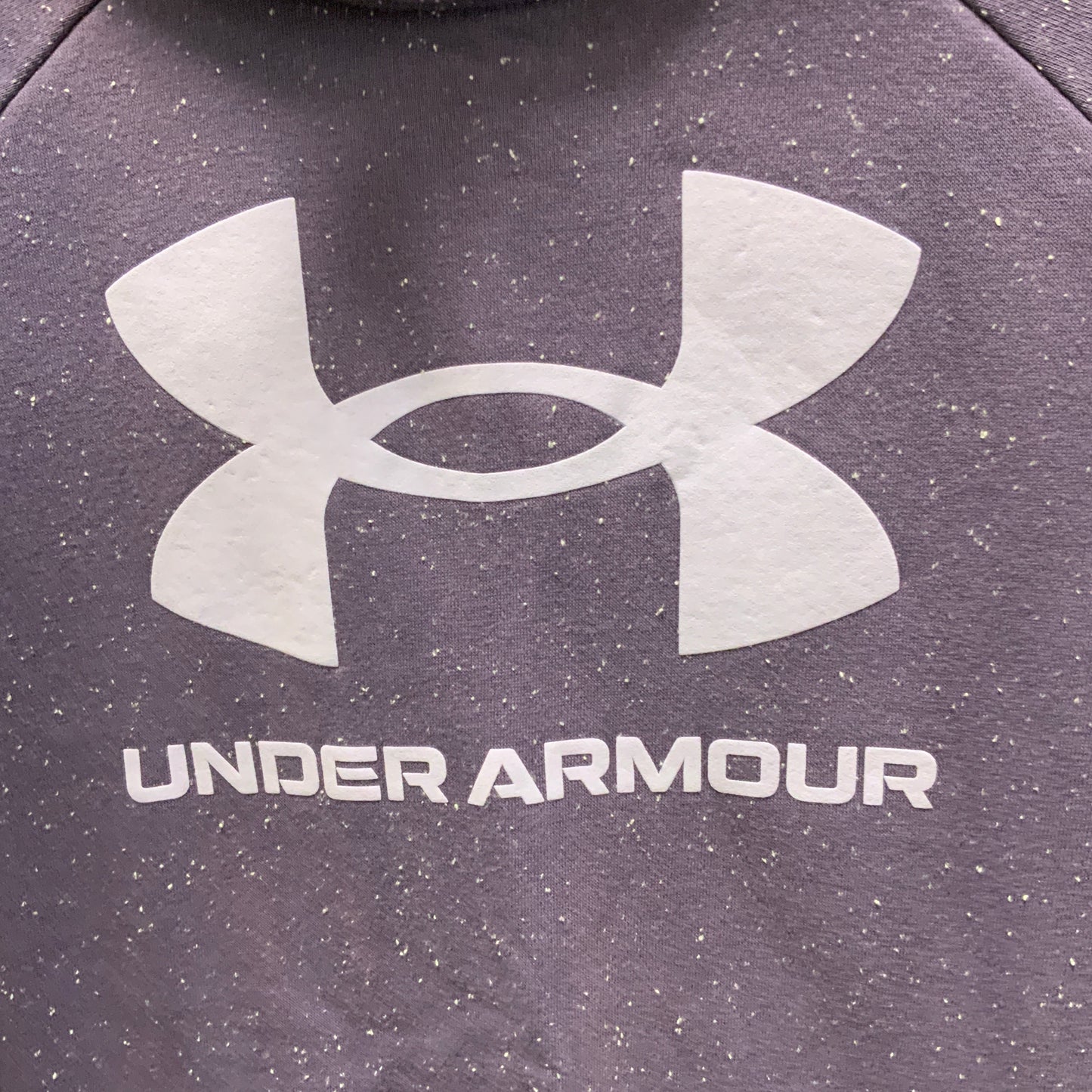 Athletic Top Long Sleeve Hoodie By Under Armour In Purple, Size: M