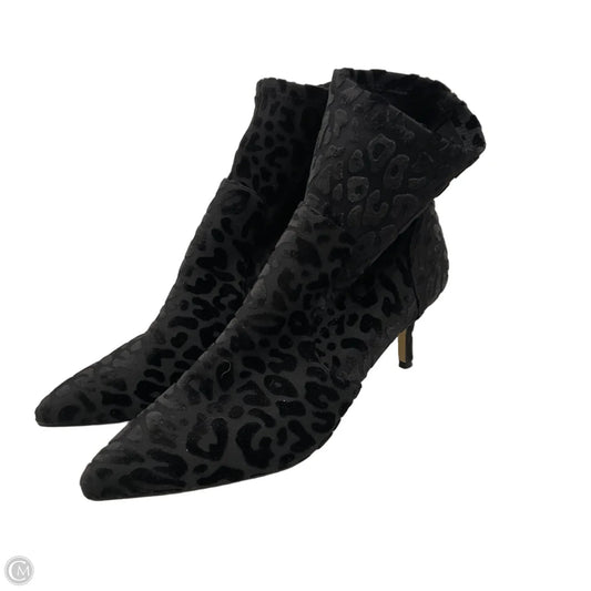 Boots Ankle Heels By Charles David In Black, Size: 10