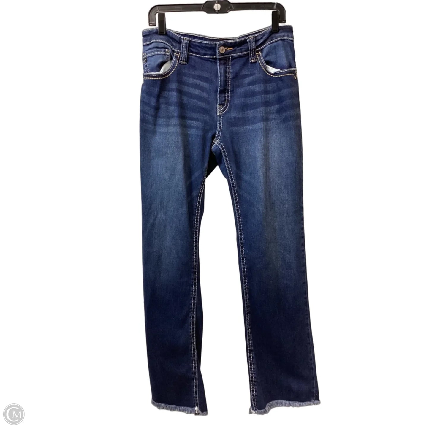 Jeans Straight By Kancan In Blue Denim, Size: 10