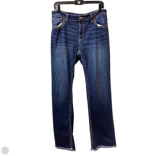 Jeans Straight By Kancan In Blue Denim, Size: 10