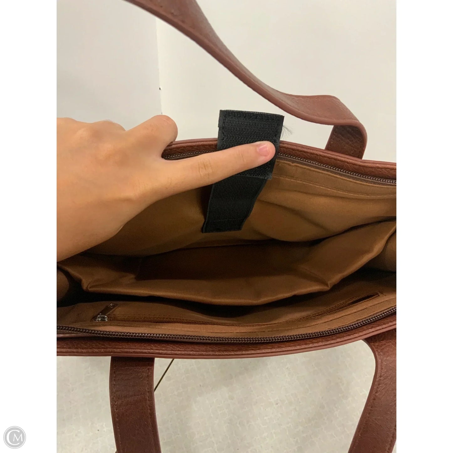 Laptop Bag By Flowston, Size: Large