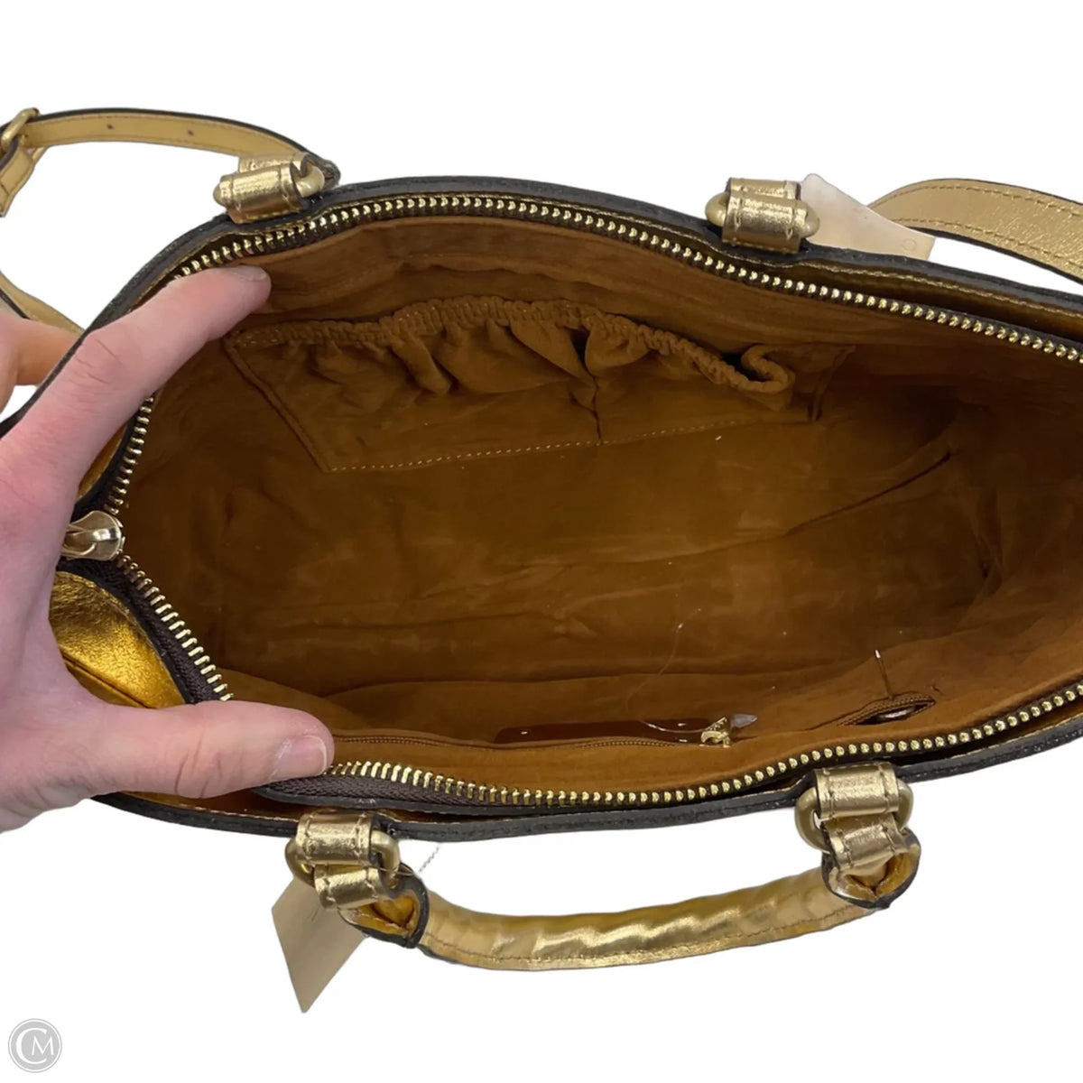 Handbag Leather By Patricia Nash, Size: Medium
